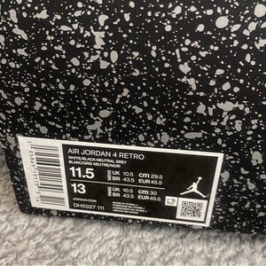 Jordan 4 military black